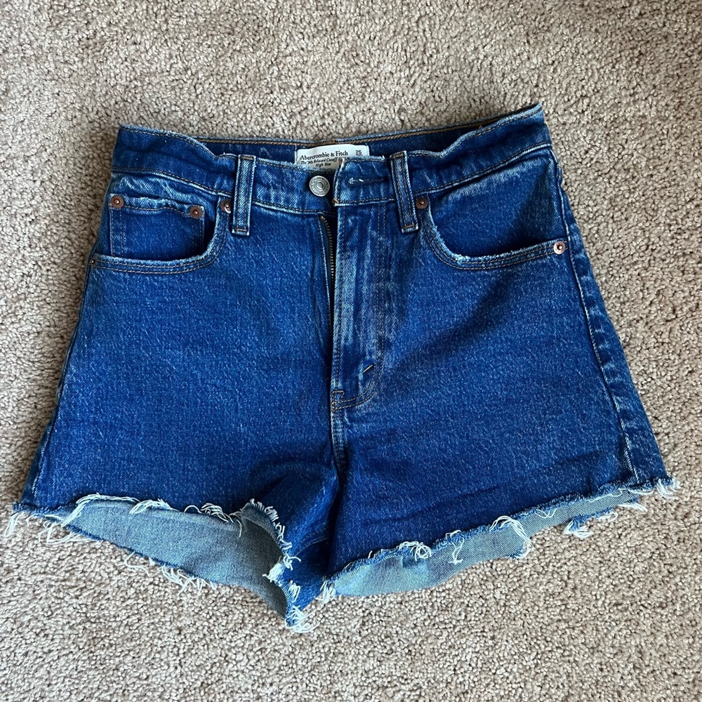 High-waisted Denim shorts from Abercrombie & Fitch